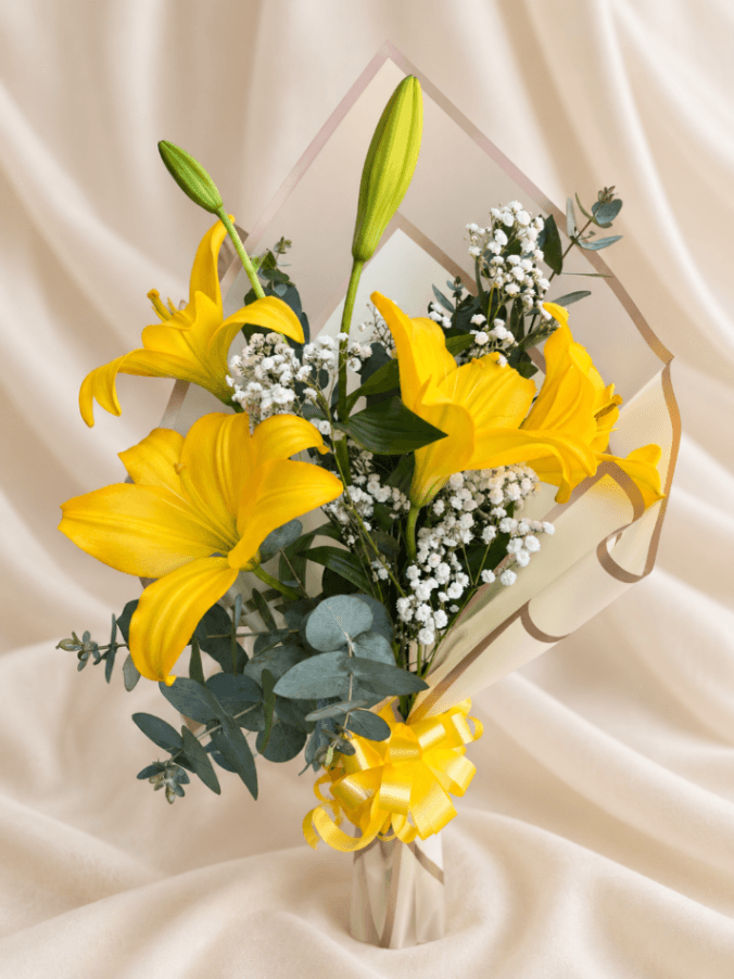 Flor de la Novia en amarillo